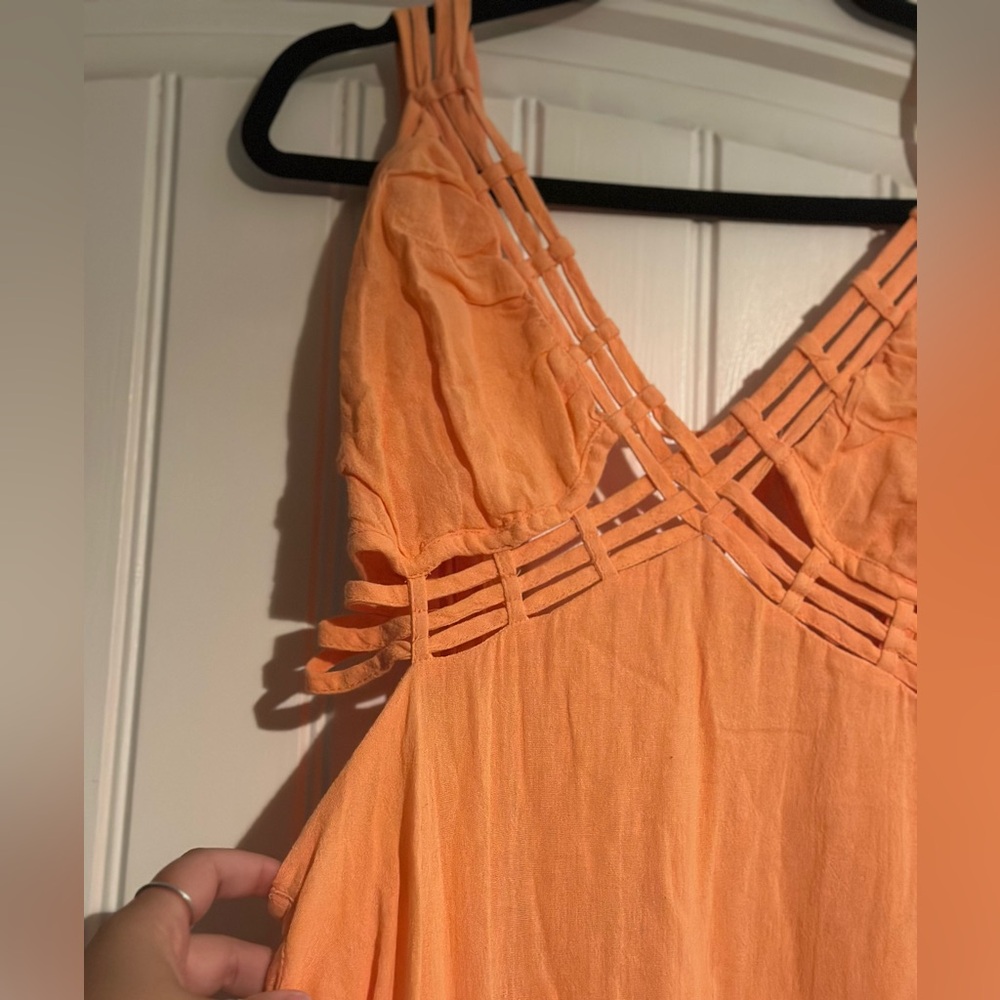 Urban outfitters orange maxi dress boho - Picture 4 of 6